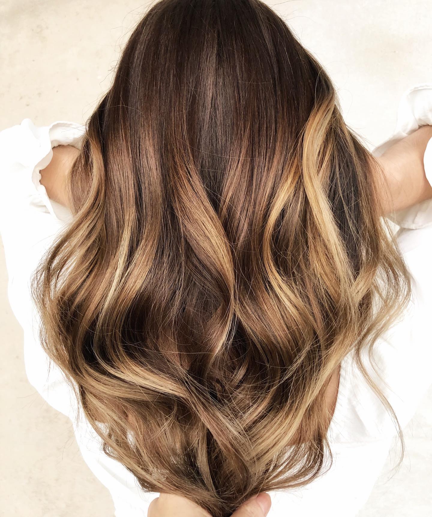 Dimensional Blonde Balayage Brown Hair