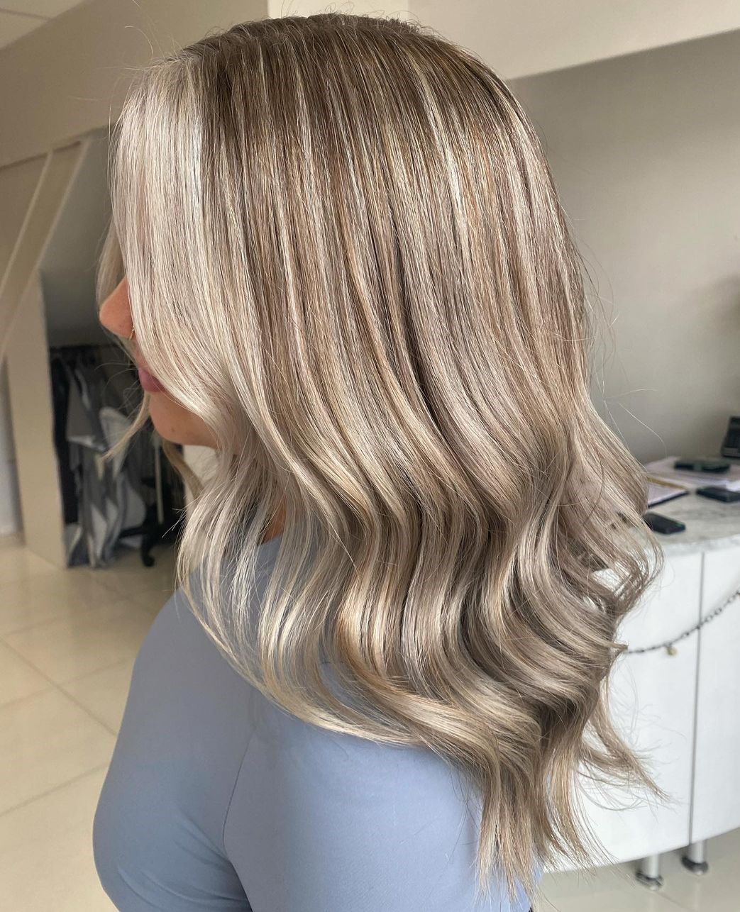 Bronze and Dirty Blonde Balayage Hair