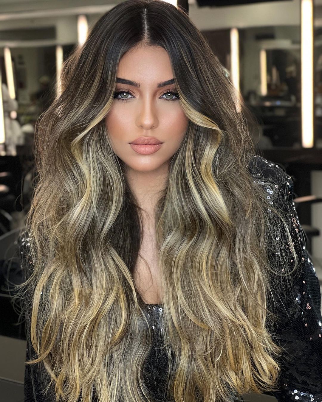 Golden Blonde Front Highlights